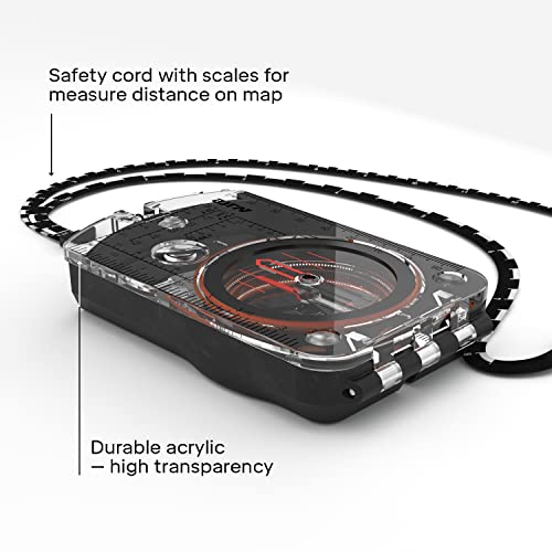 Silva Expedition S Compass | Night Illuminated | Ideal for Hiking & Hunting
