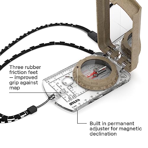 Silva Terra Expedition S Compass: Military Grade, Waterproof