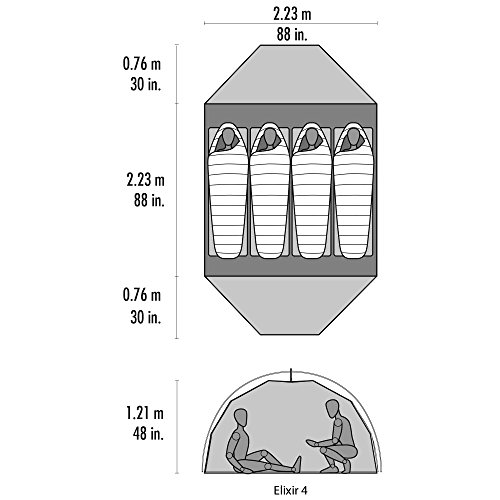 MSR Elixir 4-Person Hiking Tent