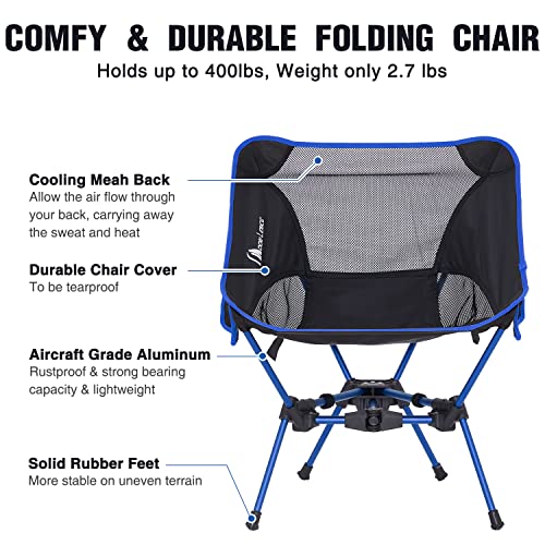 Portable Camping Chair for Hiking - Lightweight & Compact