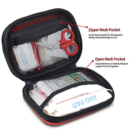 Hard Shell Mini Compact First Aid Kit for Hiking