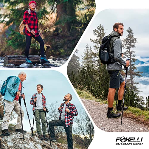 Lightweight Carbon Fiber Hiking Poles with Cork Grips