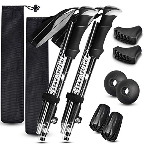 Collapsible Aluminum Alloy Trekking Poles for Hiking