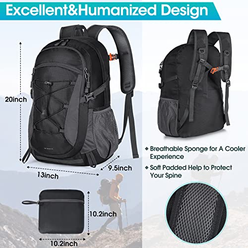 40L Waterproof Hiking Backpack - Lightweight Outdoor Daypack