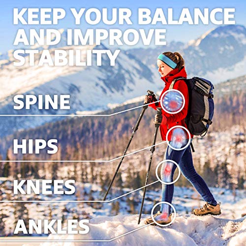 Collapsible Aluminum Alloy Trekking Poles for Hiking