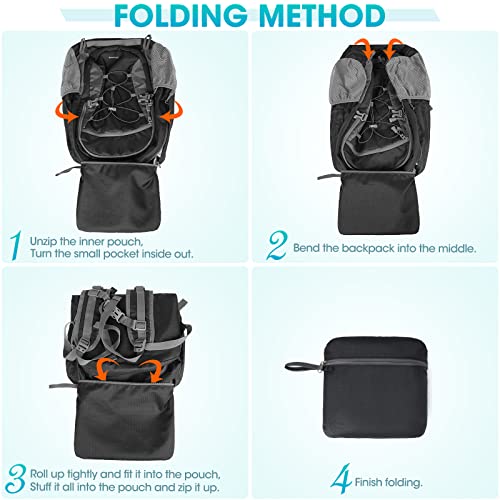 40L Waterproof Hiking Backpack - Lightweight Outdoor Daypack