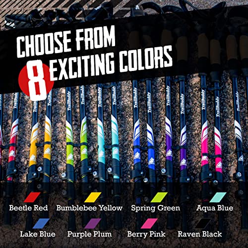 TrailBuddy Trekking Poles - Lightweight, Collapsible Hiking Gear