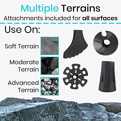 Vive Collapsible Aluminum Trekking Pole for Hiking