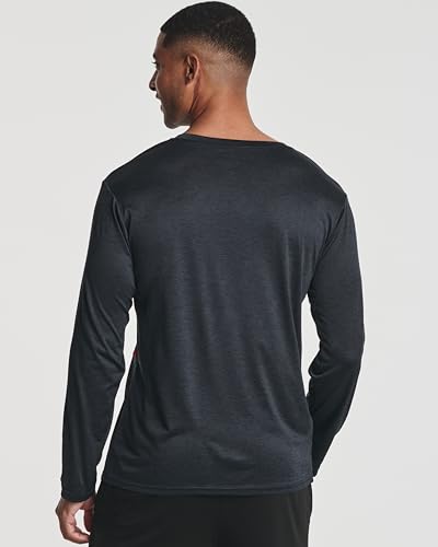 Men's Long Sleeve Hiking Sun Protection Shirts, Pack of 4