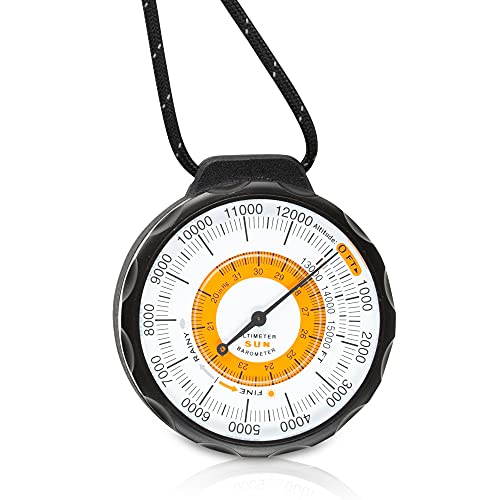 Battery-Free Altimeter & Barometer | Weather-Trend Indicator