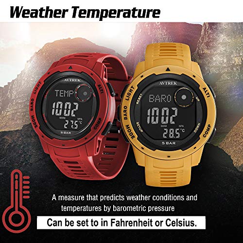 Digital Sports Teen Pedometer Altimeter Watch (Blue)