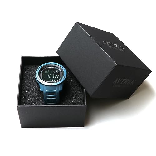 Digital Sports Teen Pedometer Altimeter Watch (Blue)