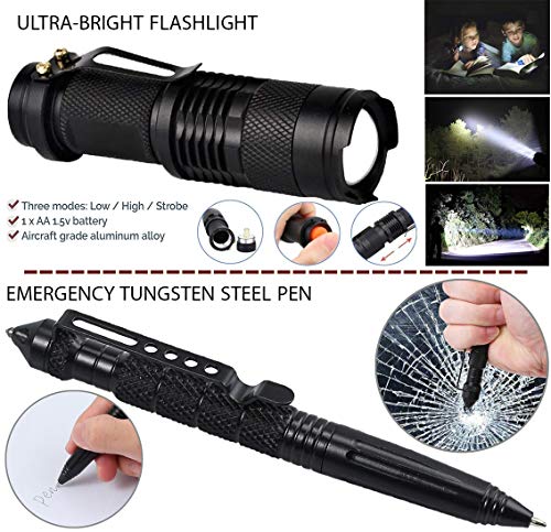 65-in-1 Survival Gear Kit: Essential Hiking Accessories