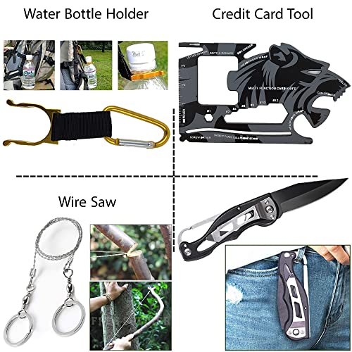 65-in-1 Survival Gear Kit: Essential Hiking Accessories