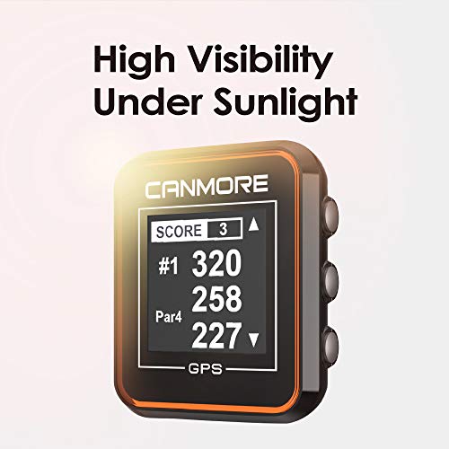 CANMORE H300 Handheld GPS Golf Device, Shot Distance Yardage Measuring