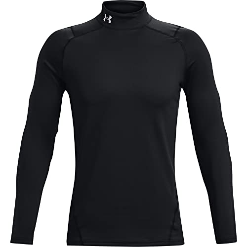 Under Armour Men's ColdGear Mock – Black/White XL