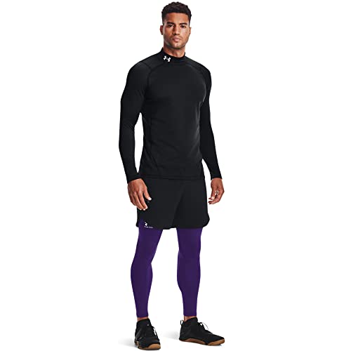 Under Armour Men's ColdGear Mock – Black/White XL