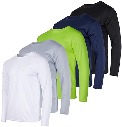 Men's Long Sleeve T-Shirt Pack - Set 5, M