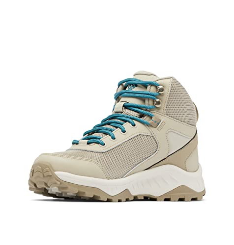 Columbia Women's Mid Waterproof Hiking Boots - Tan/Blue