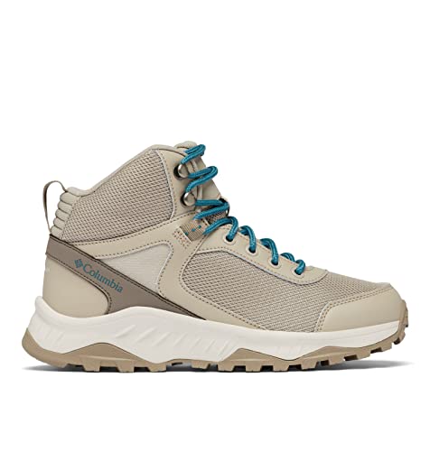 Columbia Women's Mid Waterproof Hiking Boots - Tan/Blue