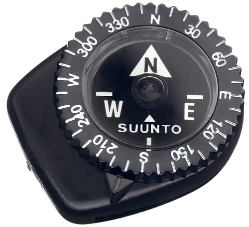 SUUNTO Clipper Compass, Attaches to Strap, Sleeve or Map Edge