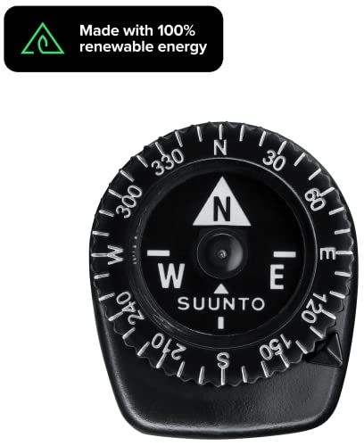 SUUNTO Clipper Compass, Attaches to Strap, Sleeve or Map Edge