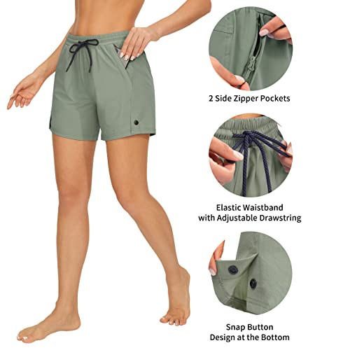 AFITNE Women's Quick Dry Hiking Shorts with Pockets