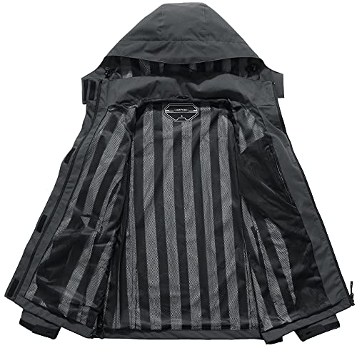 OTU Women's Lightweight Waterproof Hooded Rain Jacket