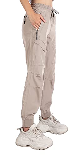 Singbring Women's Lightweight Hiking Cargo Joggers Pants