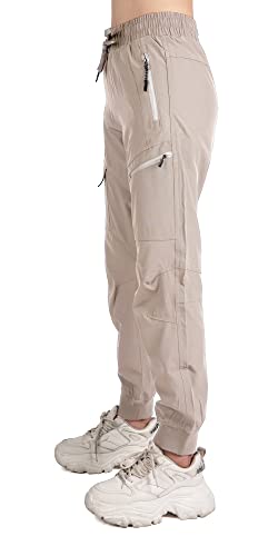 Singbring Women's Lightweight Hiking Cargo Joggers Pants