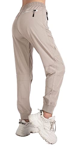 Singbring Women's Lightweight Hiking Cargo Joggers Pants