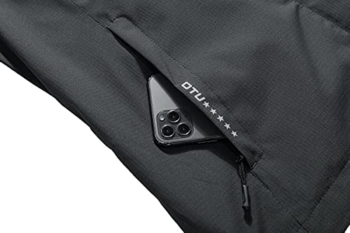 OTU Women's Lightweight Waterproof Hooded Rain Jacket
