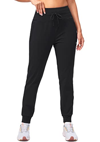 Women's Fleece-Lined High Waisted Hiking Joggers