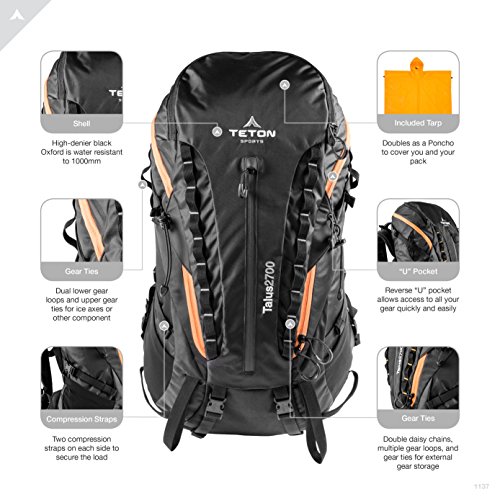 TETON Sports Talus 2700 Backpack - Multi-Day Hiking