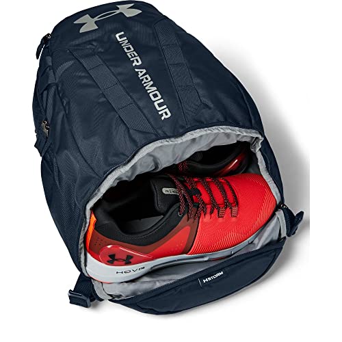 Under Armour Hustle 5.0 Backpack - Academy Blue/Silver