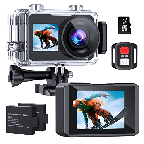 4K Action Camera with Wide Angle Lens