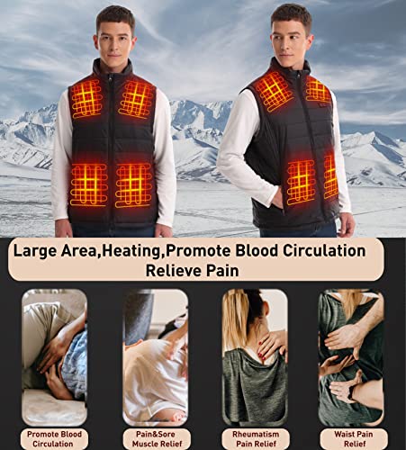 Heated Hiking Vest with Smart Electric Heating - M