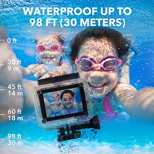 SNAPSHOT 4K Action Camera - Waterproof, Wide Angle