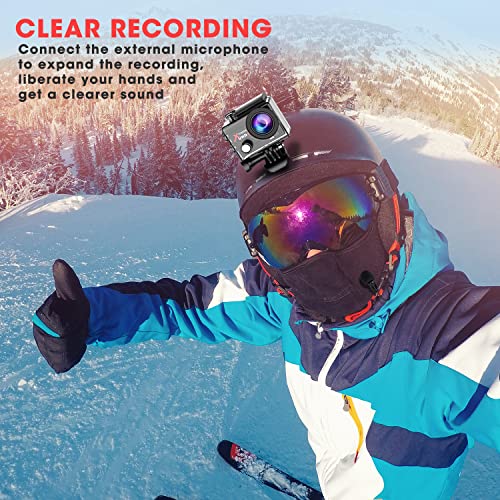 4K Action Camera with Underwater Waterproofing & WiFi