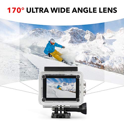 SNAPSHOT 4K Action Camera - Waterproof, Wide Angle