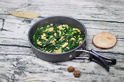 16 Piece Hiking Cookware Set: Spork, Stove, Non-stick