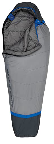ALPS Mountaineering Aura +20° Mummy Sleeping Bag - Gray/Charcoal