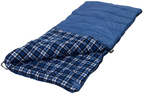 ALPS Camper Flannel Hiking Sleeping Bag, 45°