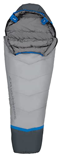ALPS Mountaineering Aura +20° Mummy Sleeping Bag - Gray/Charcoal