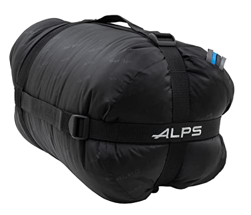 ALPS Mountaineering Aura +20° Mummy Sleeping Bag - Gray/Charcoal