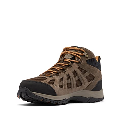Columbia Men's Redmond III Mid Hiking Shoe, Cordovan/Elk, 11
