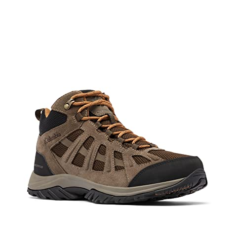 Columbia Men's Redmond III Mid Hiking Shoe, Cordovan/Elk, 11