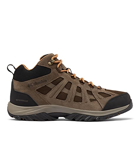 Columbia Men's Redmond III Mid Hiking Shoe, Cordovan/Elk, 11