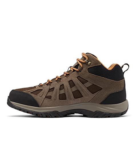 Columbia Men's Redmond III Mid Hiking Shoe, Cordovan/Elk, 11