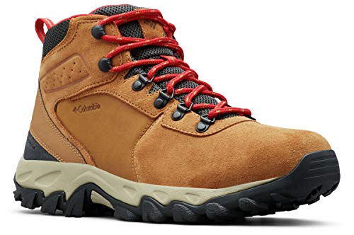 Columbia Men's Waterproof Hiking Boots - Elk/Mountain Red